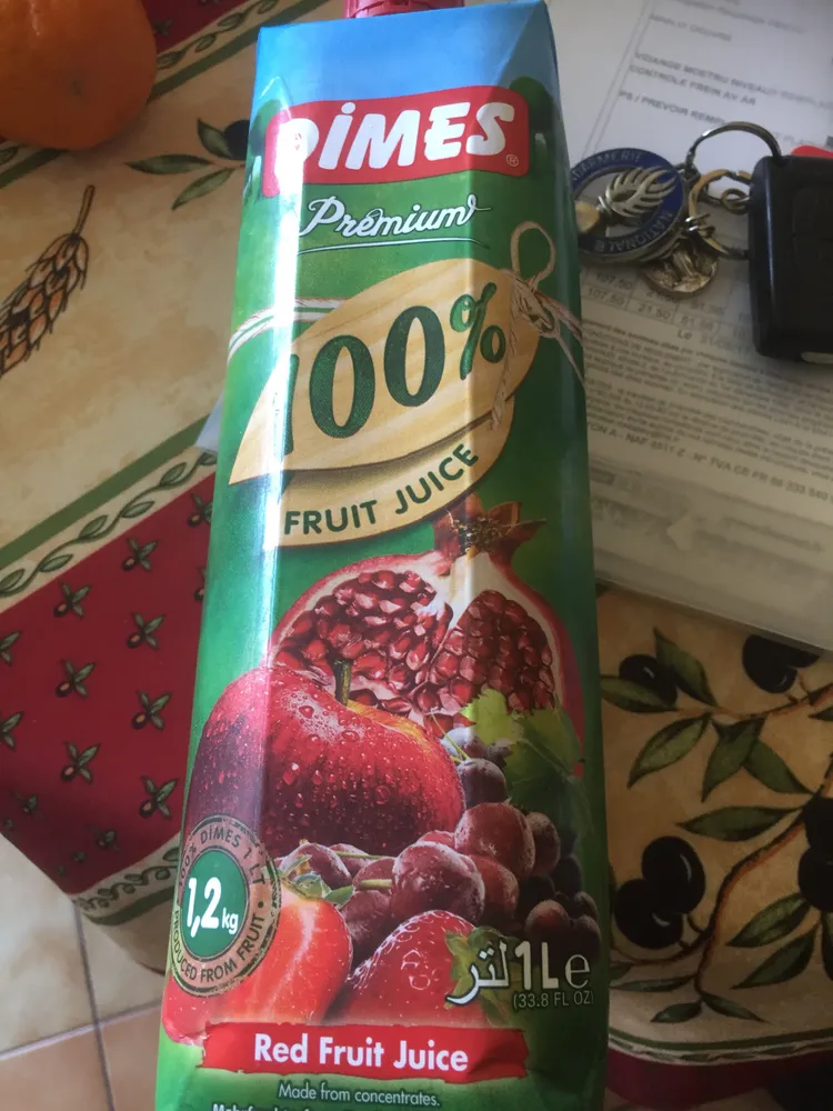 100% Red Fruit Juice