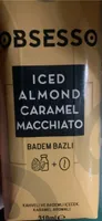 Iced almond caramel macchiato