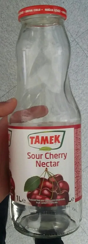 Tamek Visne Suyu / Sour Cherry Juice - 1 LT / Glass