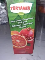 Boisson aux fruits orange sanguine.  Grenade