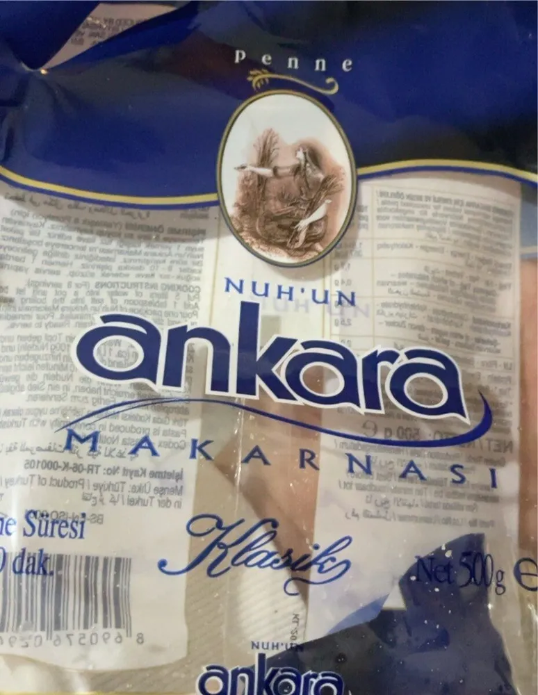 Ankara klasik penne