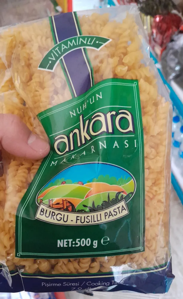 Vitaminli Burgu - Fusilli Pasta