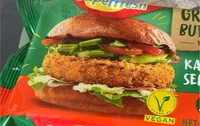 Super fresh green burger