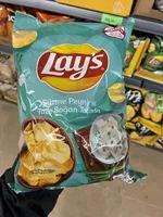 Lays Cheese and Green Onion Flavoured Potato Chips