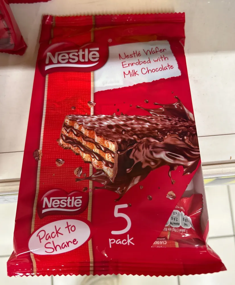 gauffre chocolat au lait