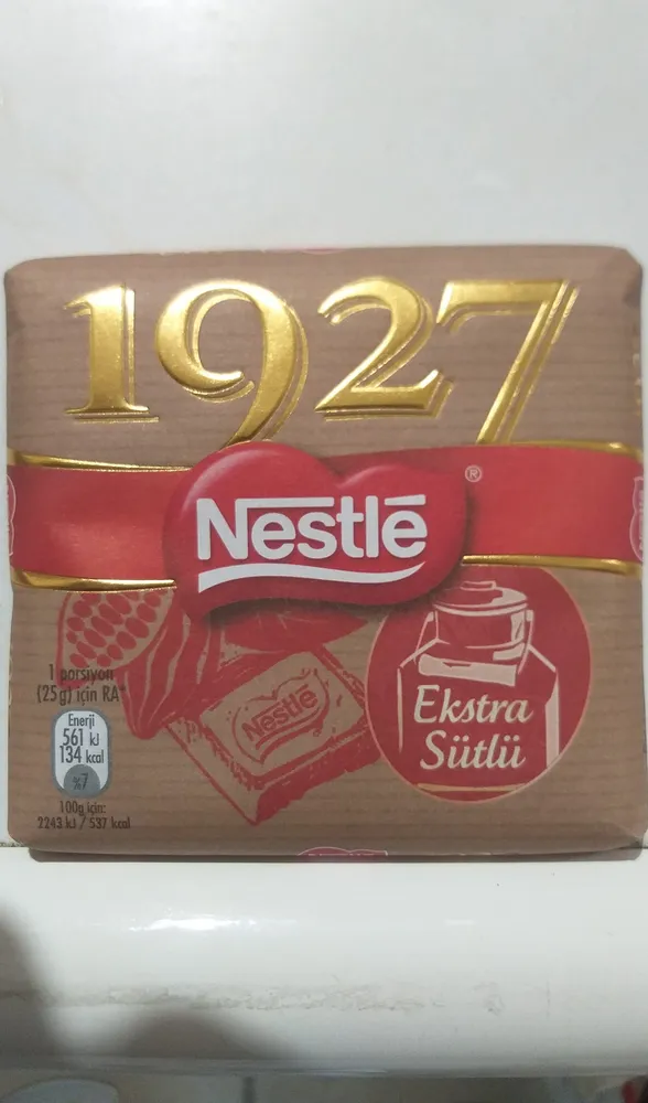 1927 Sütlü Çikolata