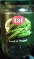 Okraschoten mit Tomaten