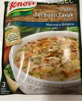 Sebzeli terbiyeli tavuk corbasi