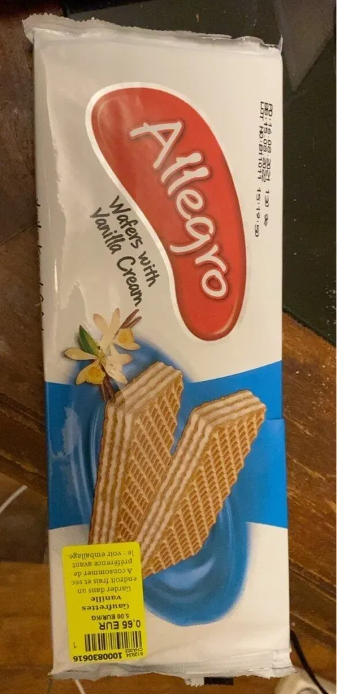 Gauffrettes vanilles