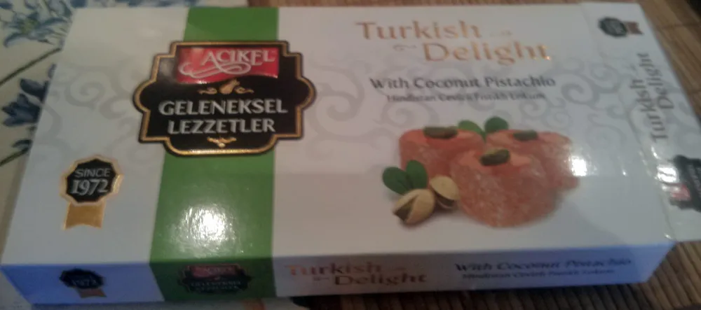 Turkish Delight with Coconut Pistachio