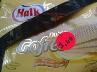 Halk Gofret Duble (waffeln Mit Creme), Bananengesc...