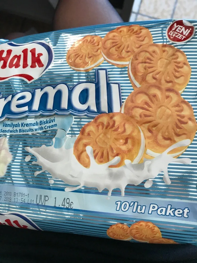 Halk Creamy Vanilla Biscuit