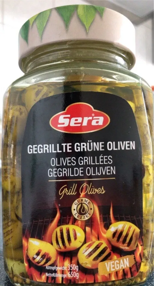 Gegrillte Grüne Oliven
