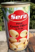 Pitted Green Olives in brine