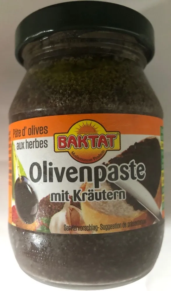 Pâte d'olives aux herbes