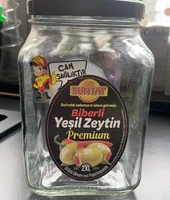 Biberli yesil zeytin premium