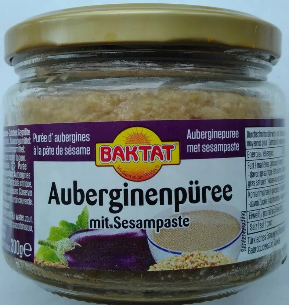 Auberginenpüree mit Sesampaste
