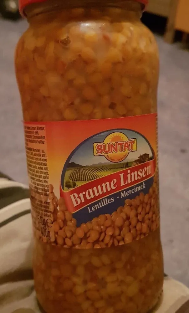 Braune linsen - lentilles