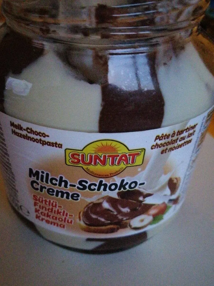 Pâte à tartiner chocolat au lait et noisettes