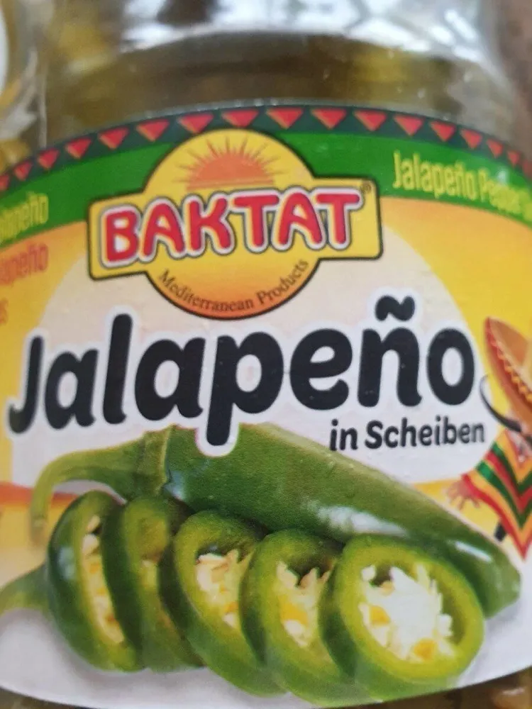 Jalapeño in Scheiben