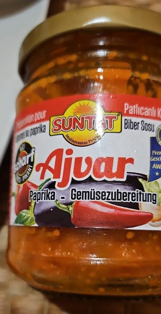 ajvar Paprika gemüsezubereitung