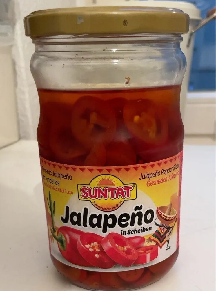 Jalapeños in Scheiben