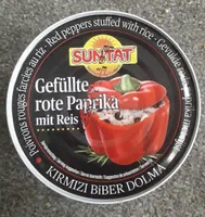 Gefüllte Rote Paprika mit Reis