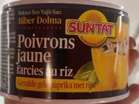 Gefüllte gelbe Paprika