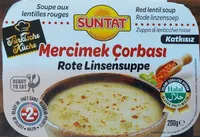 Soupe aux lentilles rouges