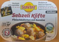 Boulettes de bœuf aux légumes