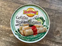 Gefüllte Weißkohlblätter mit Reis