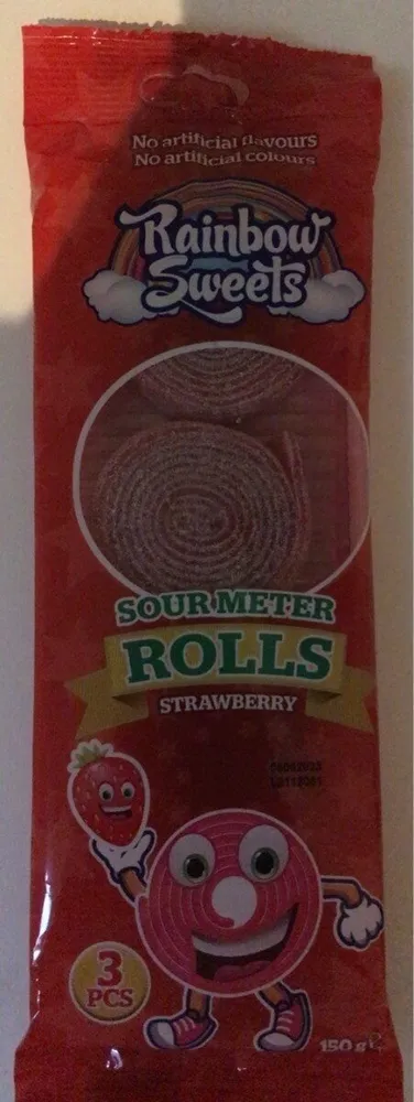 Sour meter rolls(strawberry)