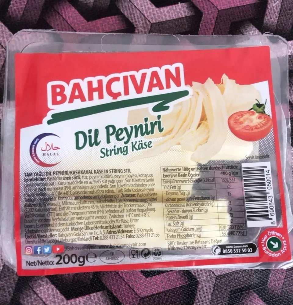 Dil peyniri string käse