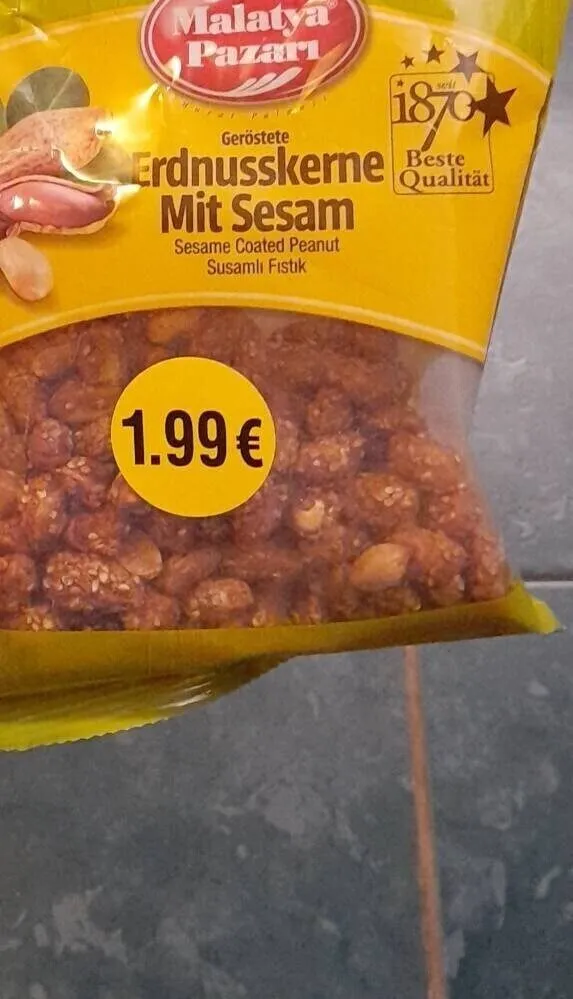 geröstete Erdnusskerne