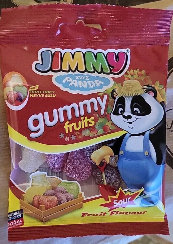 Gummy fruits