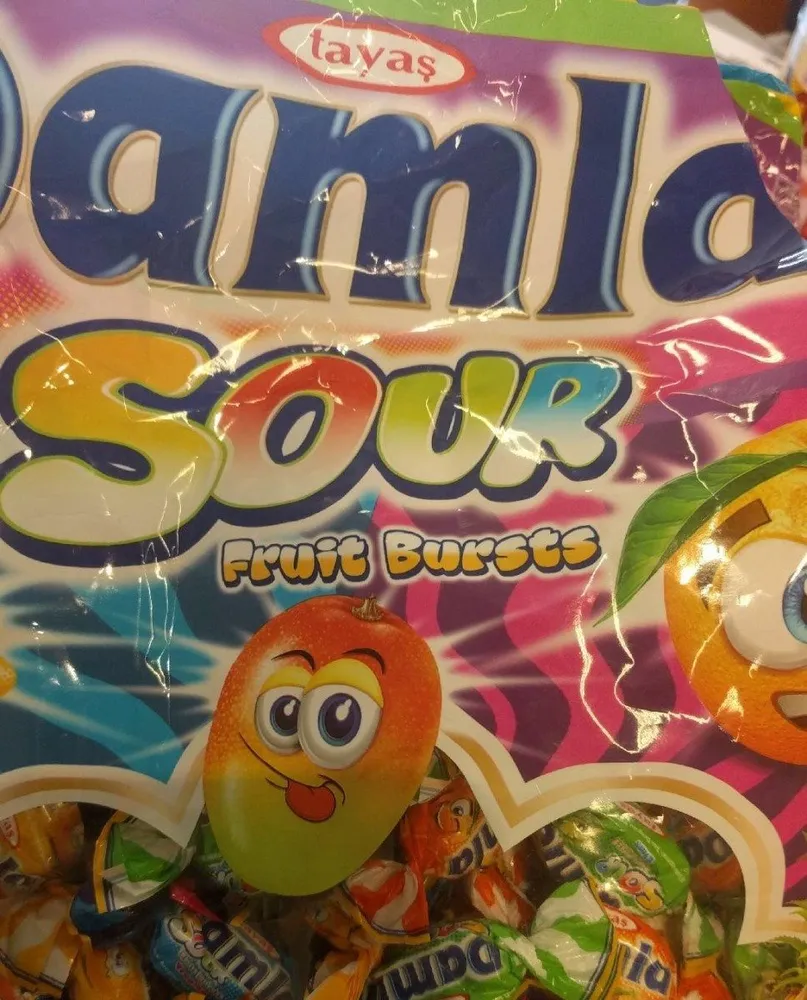 Bonbons mous avec poudre