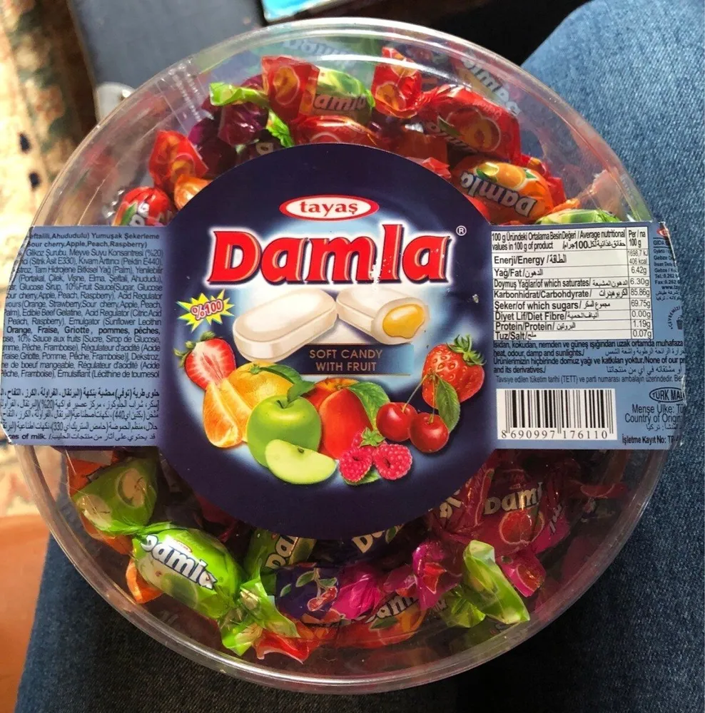 Soft candy fruit