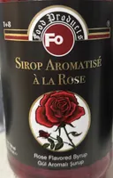 Sirop Aromatisé à la Rose