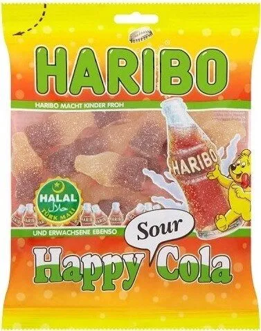Halal Happy Cola Sour Bag