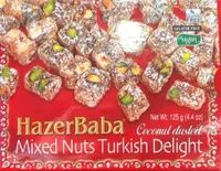 Mixed Nuts Turkish Delight