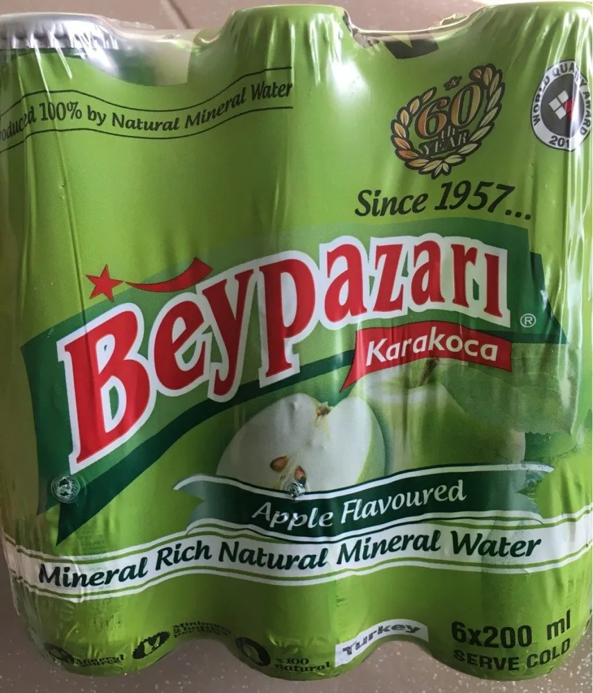 Eau minerale pommes