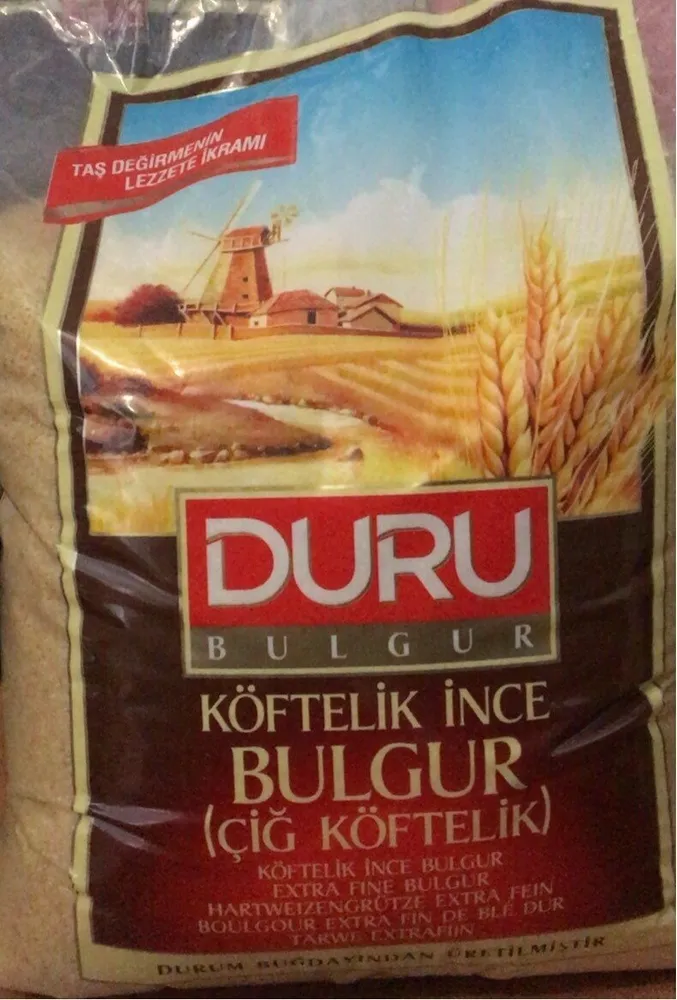 Duru köftelik ince bulgur