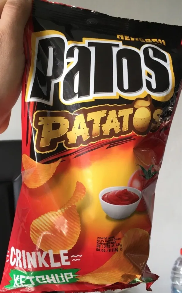 PATATOS CRINKLE KETCHUP