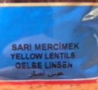 Lentilles jaunes