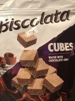 Biscolata Cubes (wafer with chocolate cream)