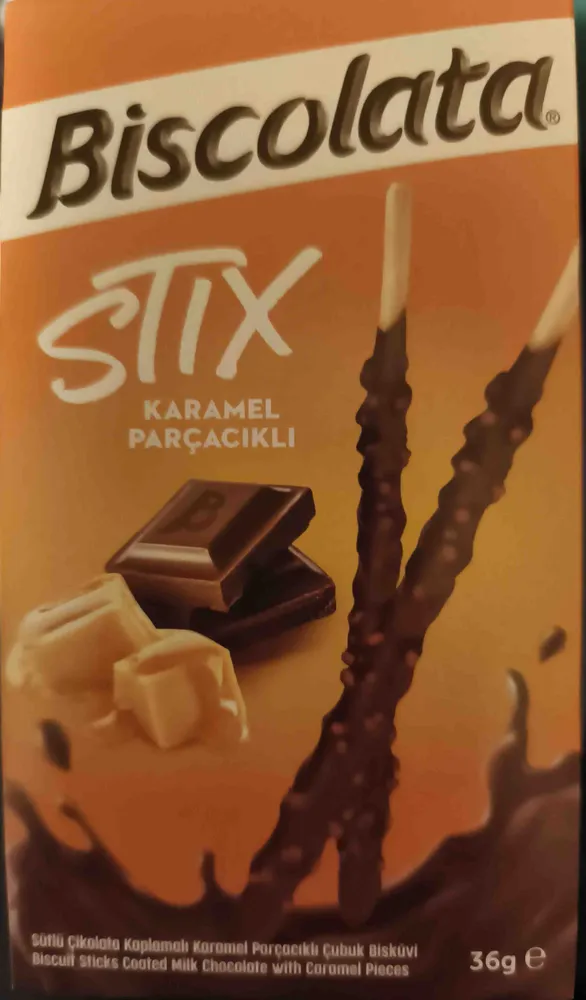 Stix milk chocolate stick with caramel