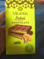 Dubai Style Chocolate Milk Chocolate Filled with Pistachio Cream and Roasted Kadayıf Pieces