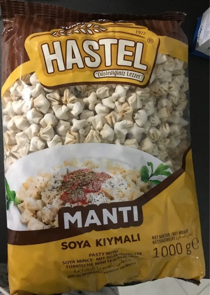 Manti soya kiymali