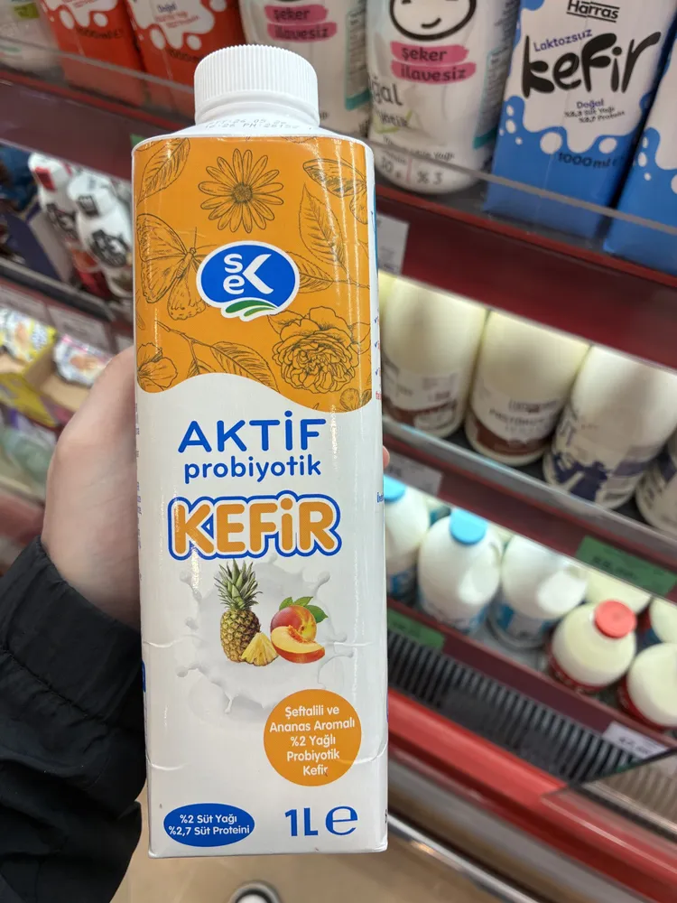 Aktif Probiyotik Kefir Şeftalili ve Ananaslı
