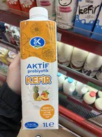 Aktif Probiyotik Kefir Şeftalili ve Ananaslı